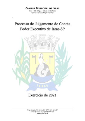 Julgamento Contas 2021