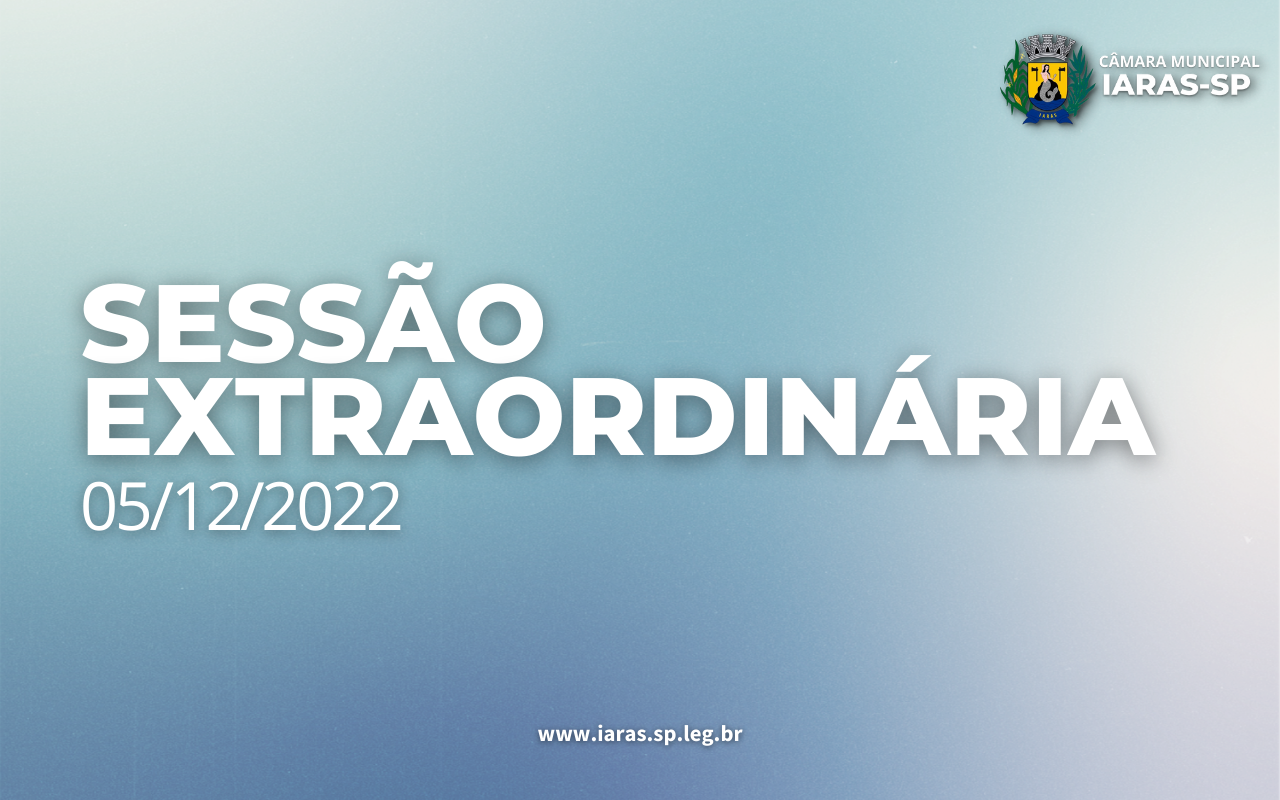 14ª Sessão Extraordinária de 2022