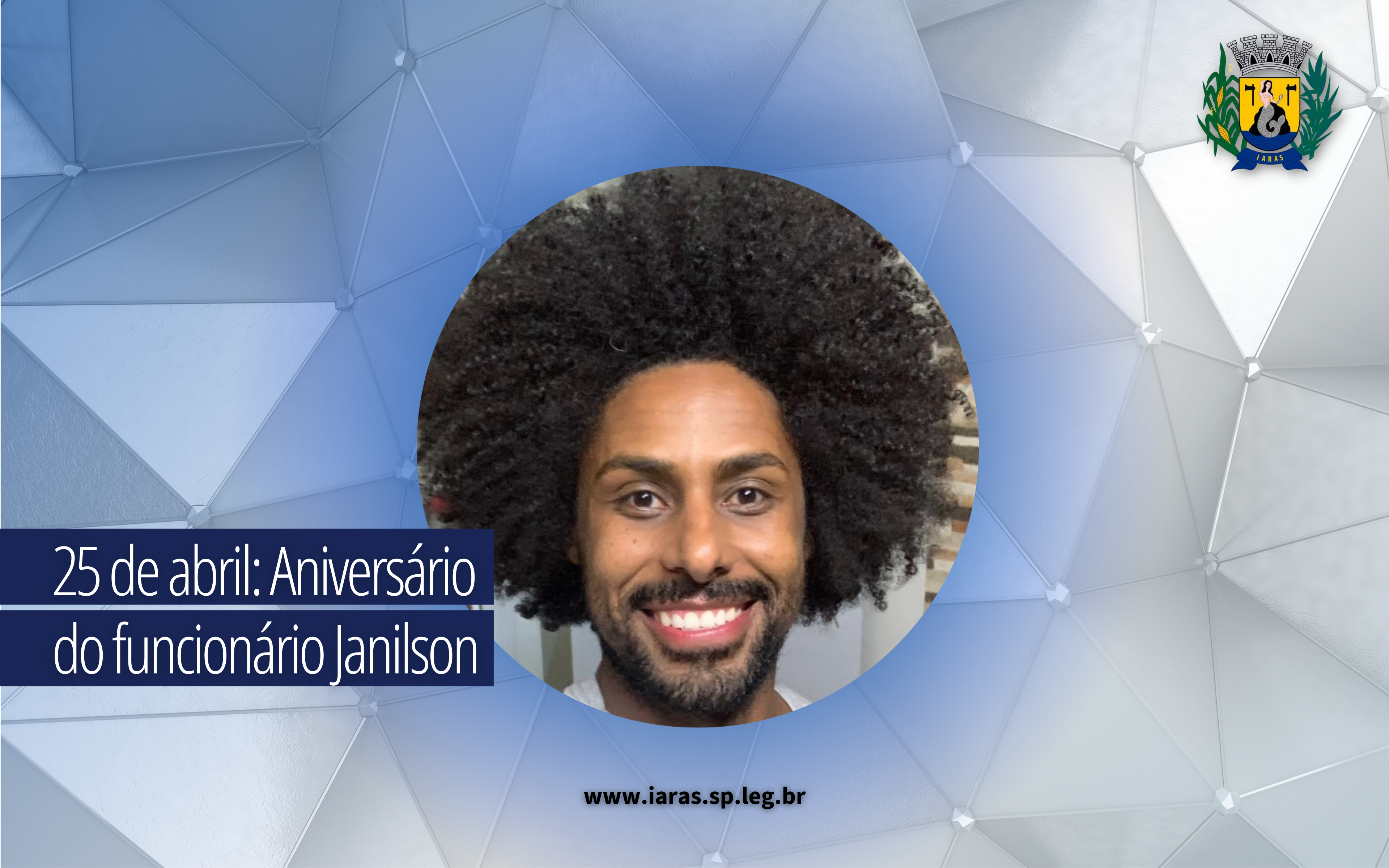 25 de abril: Aniversário de Janilson Leonardo Alves