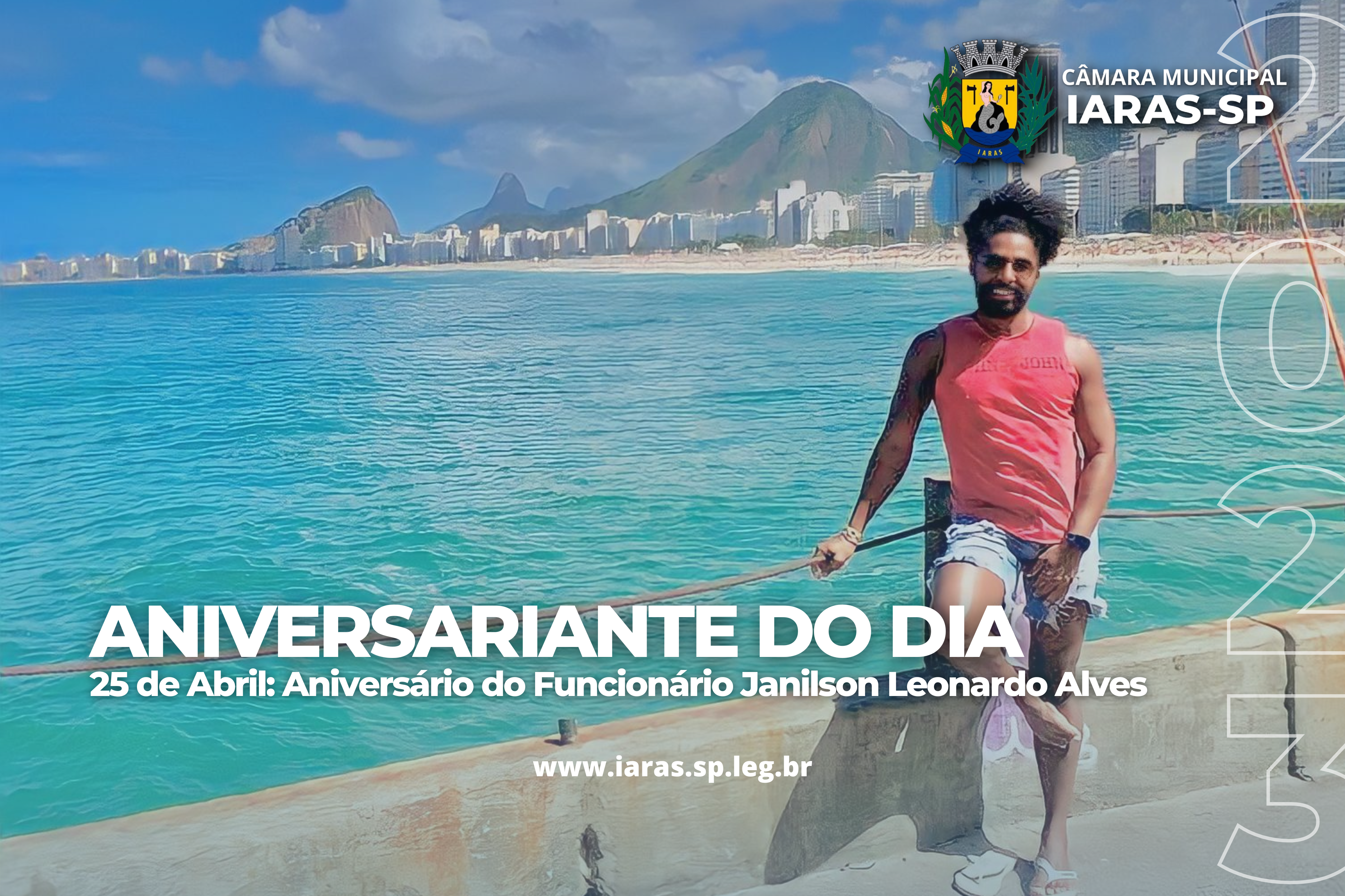 25 de Abril: Aniversário do funcionário Janilson Leonardo Alves