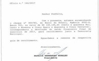 A Câmara de Iaras Devolve R$ 170.000,00  do duodécio do Legislativo a Prefeitura