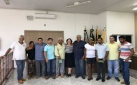 A Deputada Estadual Marcia Lia visita a Câmara Municipal de Iaras