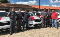 A Polícia Militar de Iaras comemora o recebimento de mais uma viatura para cidade