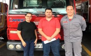 Autoridades de Iaras Participam de Reunião no Corpo de Bombeiros de Avaré