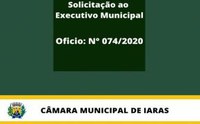 Câmara de Iaras solicita ao Prefeito Municipal a aquisição de álcool gel para as repartições públicas