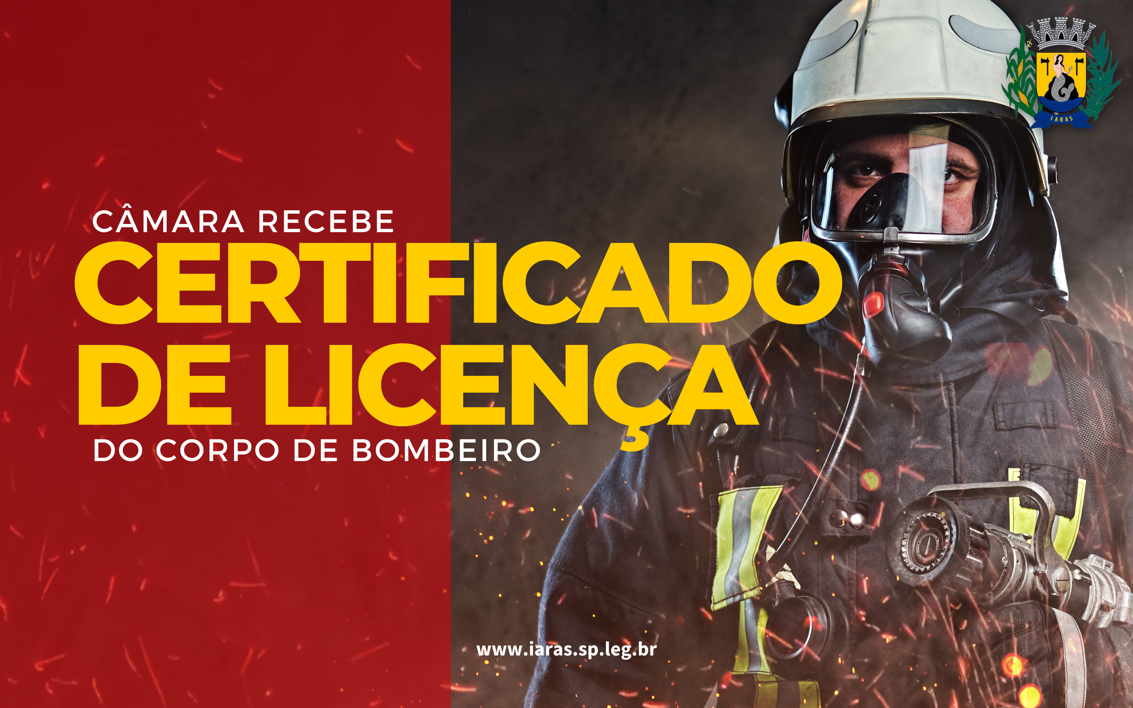 Câmara recebe Certificado de Licença do Corpo de Bombeiro