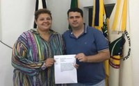 O Presidente da Câmara Municipal Recebe a Coordenadora do Polo Faculdade Estácio