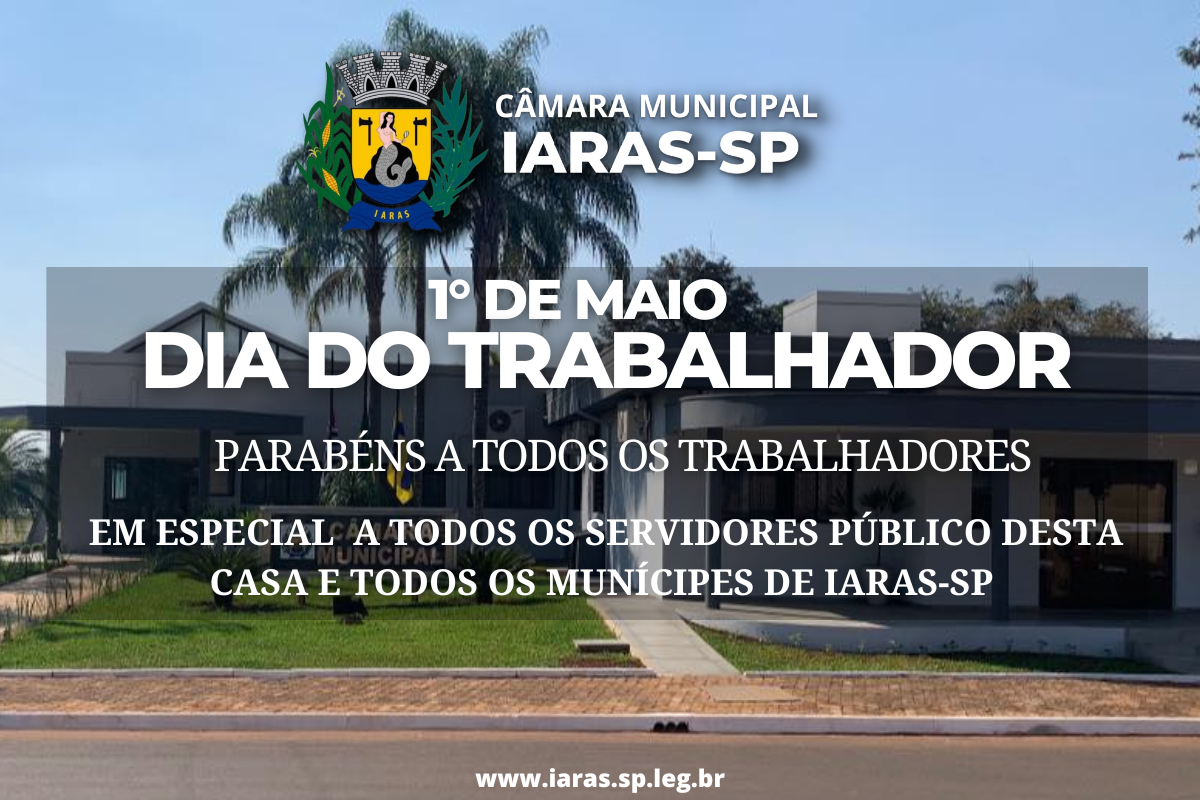 PARABÉNS 1° DE MAIO