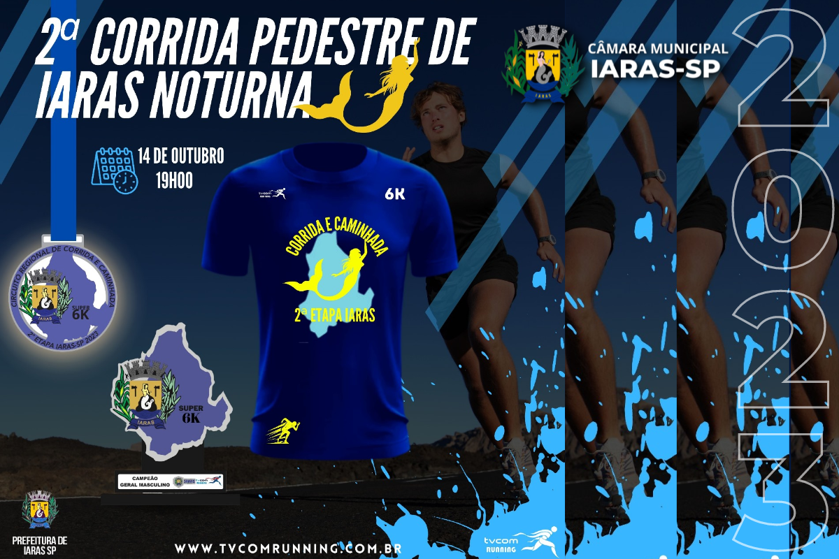 Prefeitura Municipal de  Iaras realiza a 2° Corrida Noturna.