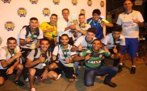 Vereador Mario Marcolino Participa de Entrega de Medalhas na Final do Campeonato de Futsal